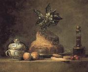 Jean Baptiste Simeon Chardin There is the still-life pastry cream France oil painting artist